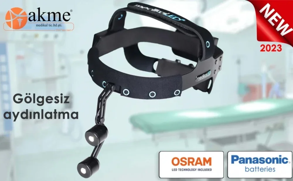 medikaLED twinkle dual-light surgical headlight