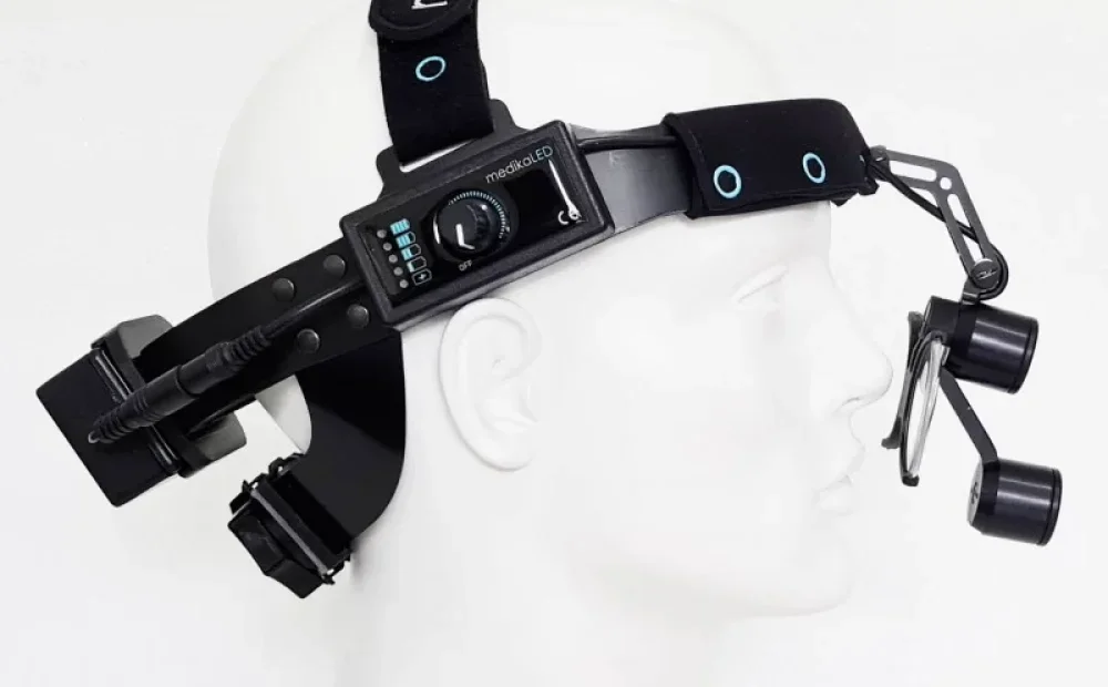 medikaLED twinkle dual-light surgical headlight